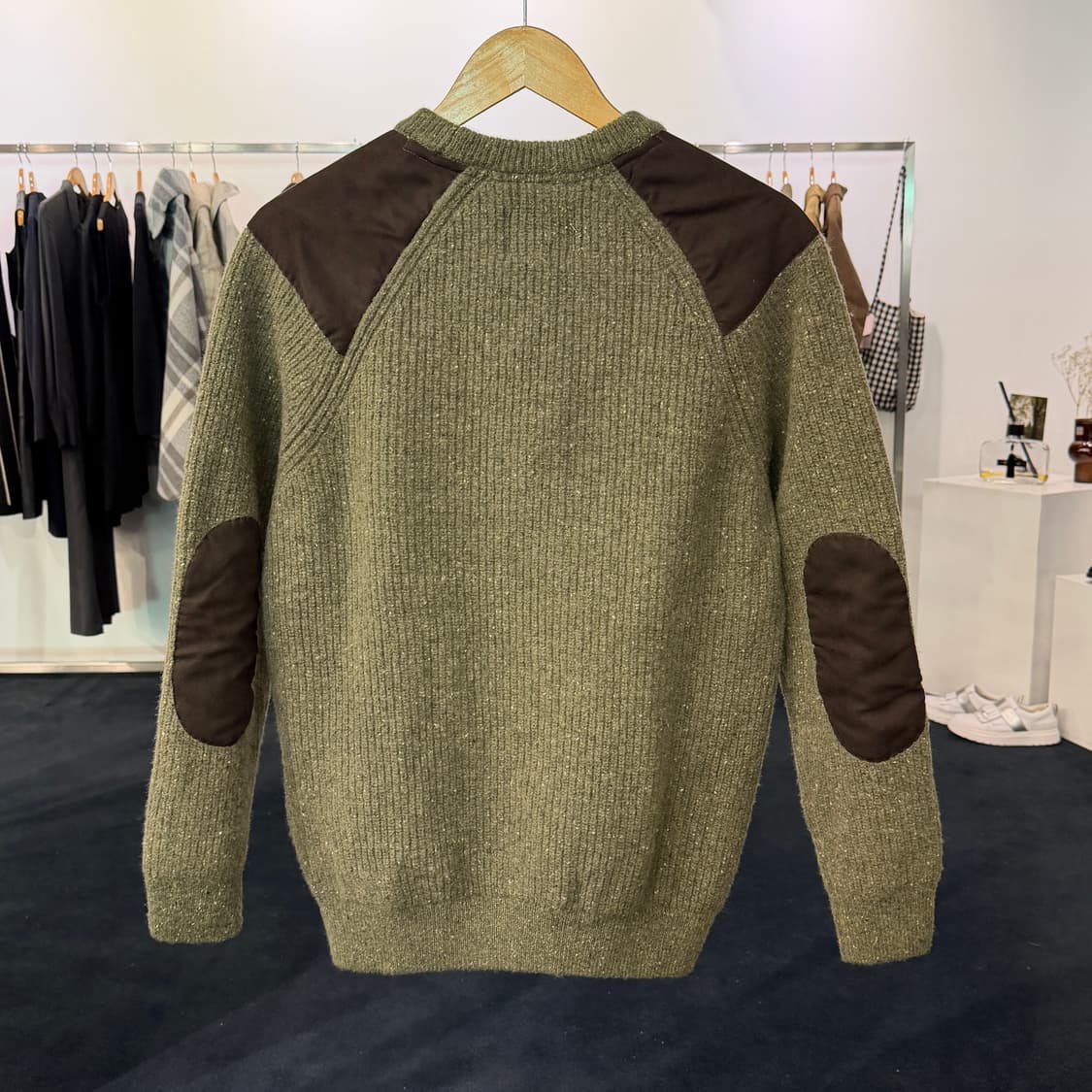 [M] 바버 울 Raisthorpe 니트 스웨터 상품이미지2