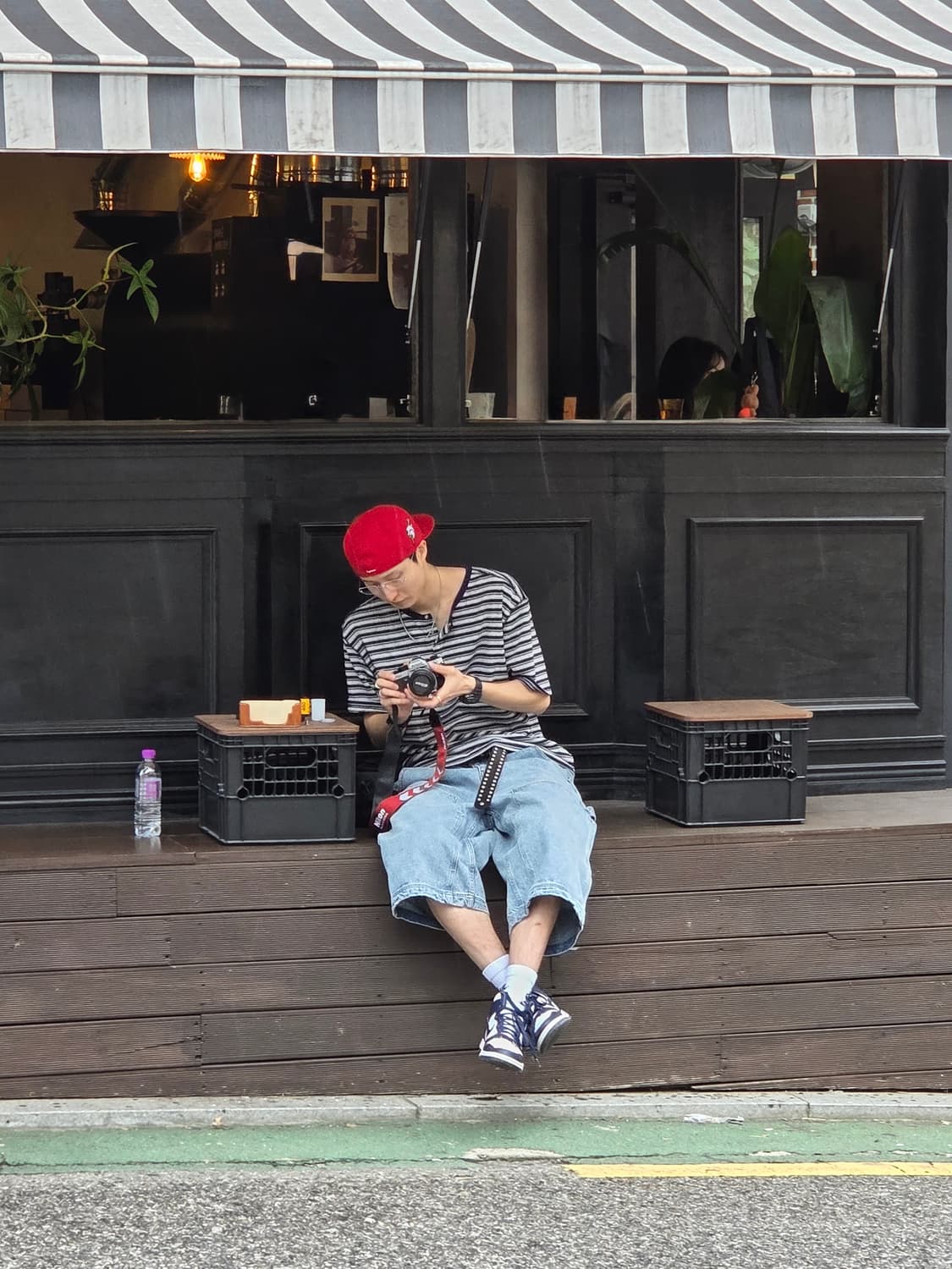 백산 하쿠산 아나아키 M 투명 무테 안경 상품이미지3