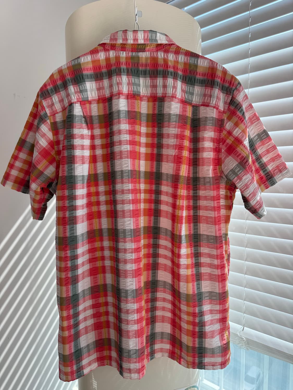 [L] 파타고니아 시어서커 체크 반팔 셔츠 상품이미지3