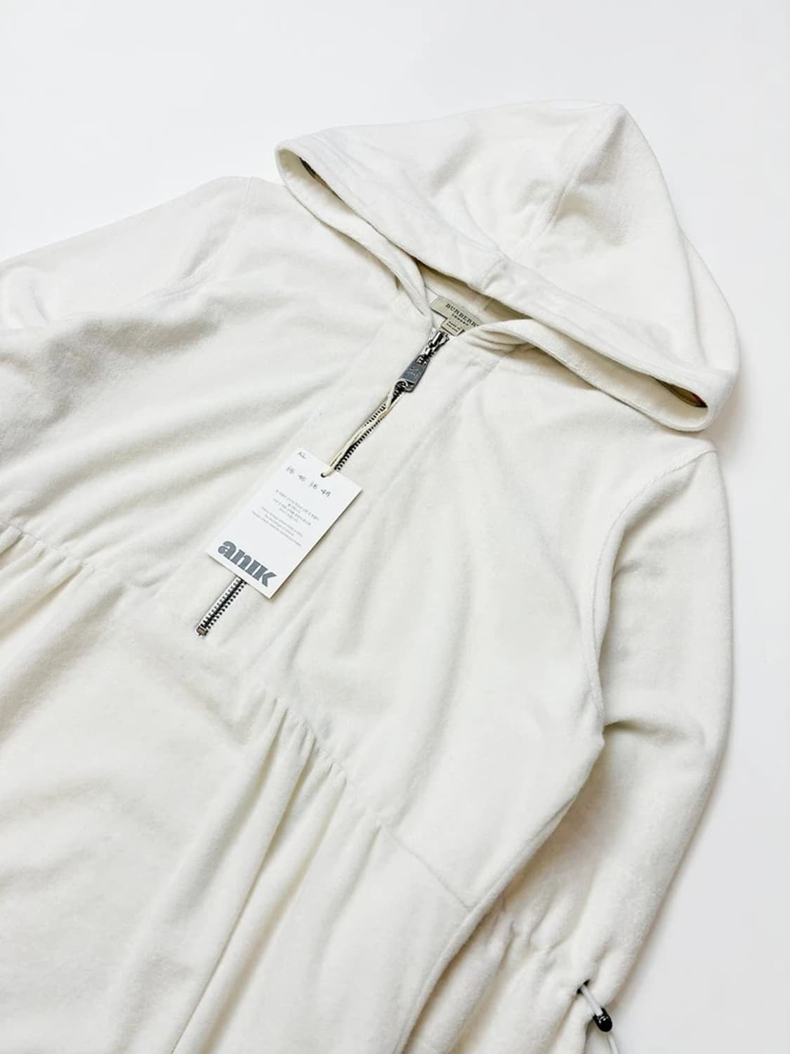 버버리 00s 셔링 7부핏 타올 후드티 PN5170 상품이미지2