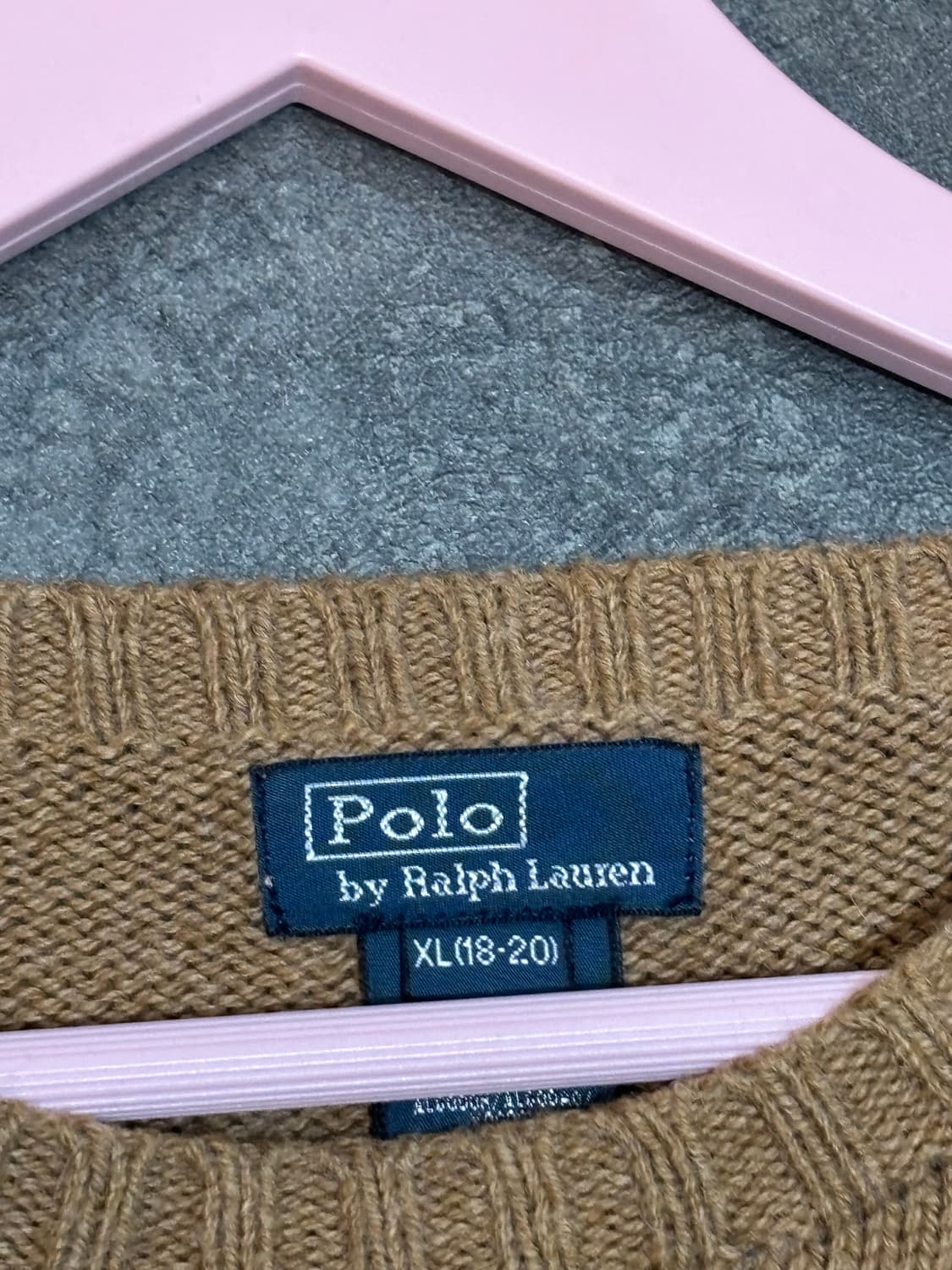 폴로 랄프로렌 엘보우 레더패치 니트 스웨터 상품이미지6