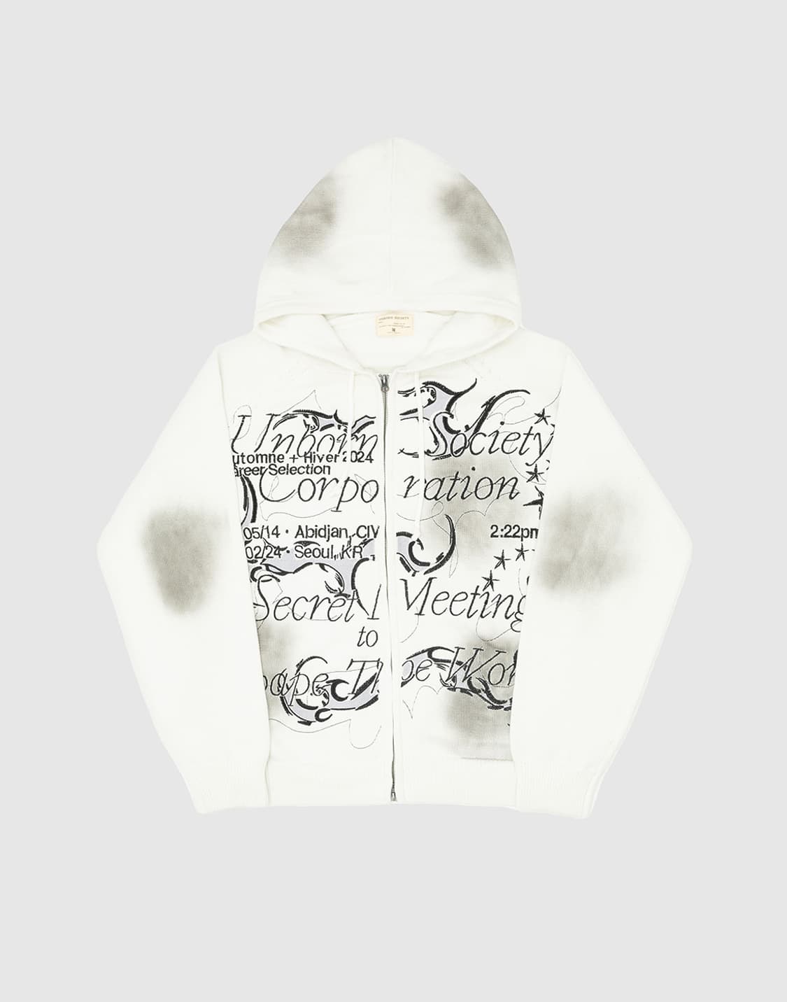 언본 소사이어티 후드집업  상품이미지1