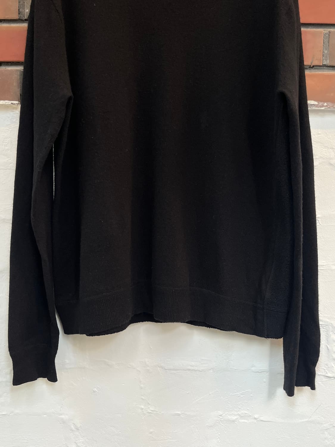 Alexander Wang 메리노 울 캐시미어 니트 블랙 M 상품이미지4