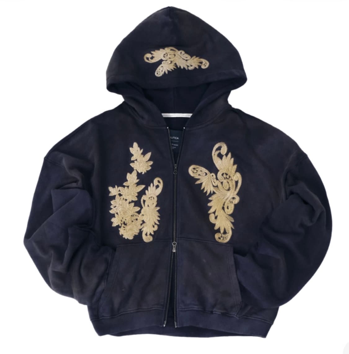 구매글) 노티카 언더마이카 아플리케 후드 집업 네이비 상품이미지1