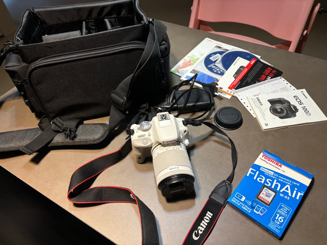 캐논 EOS 100D 화이트 DSLR 카메라 상품이미지1