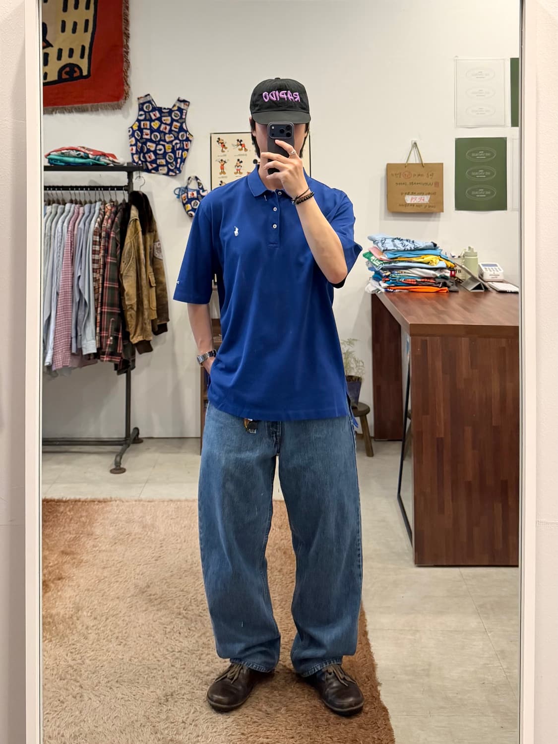 00s Polo Golf 폴로 골프 pk 반팔 티셔츠 (Blue) 상품이미지2