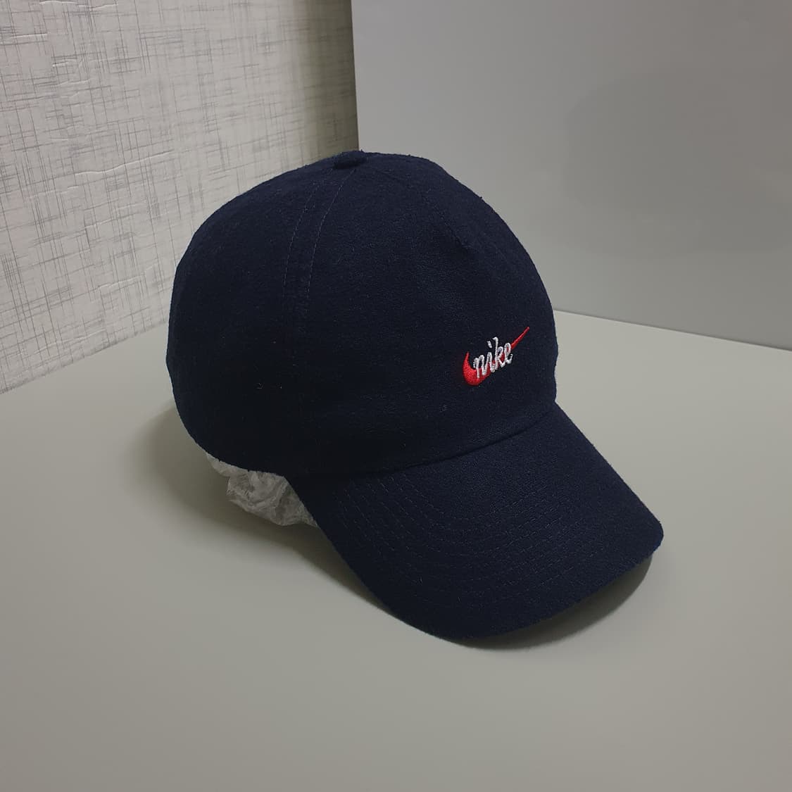 OS) 나이키 NSW 헤리티지86 코르테즈 드라이핏 울 모 볼캡 네이비 상품이미지3