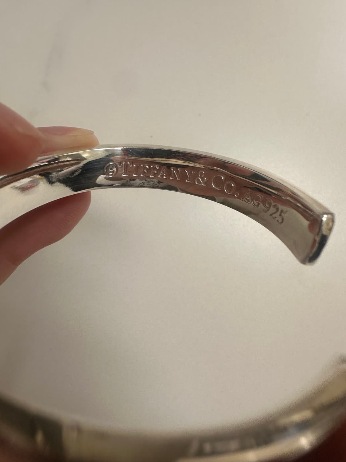 티파니앤코 1837 커프 뱅글 실버 팔찌 정품 상품이미지4