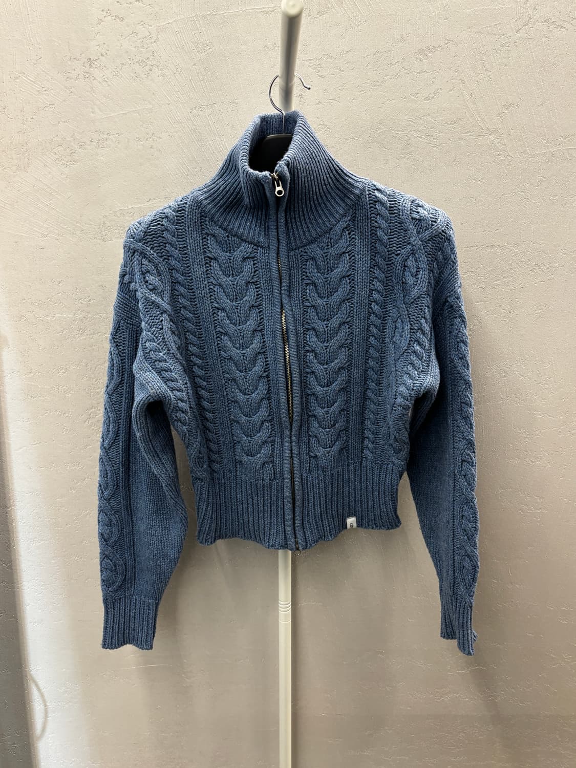 시티브리즈 울 케이블 니트 집업 가디건 F 상품이미지2