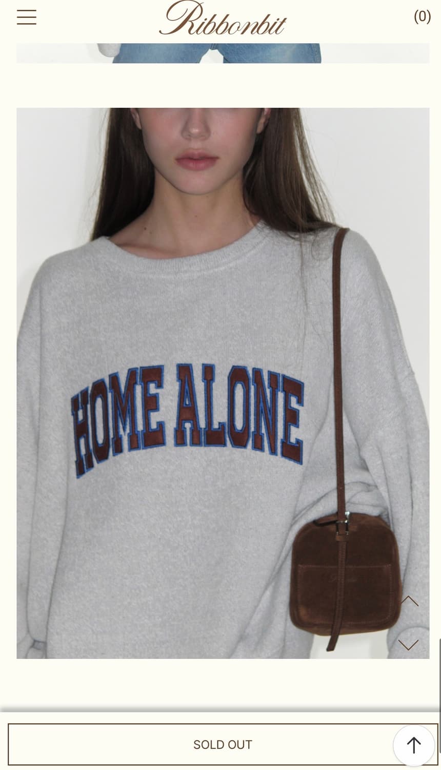 리본빛 엘리백 브라운 상품이미지2