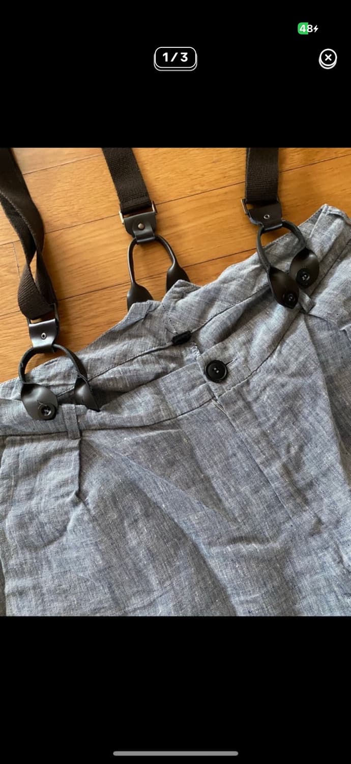Aleksandr manamis linen suspenders trous 상품이미지1