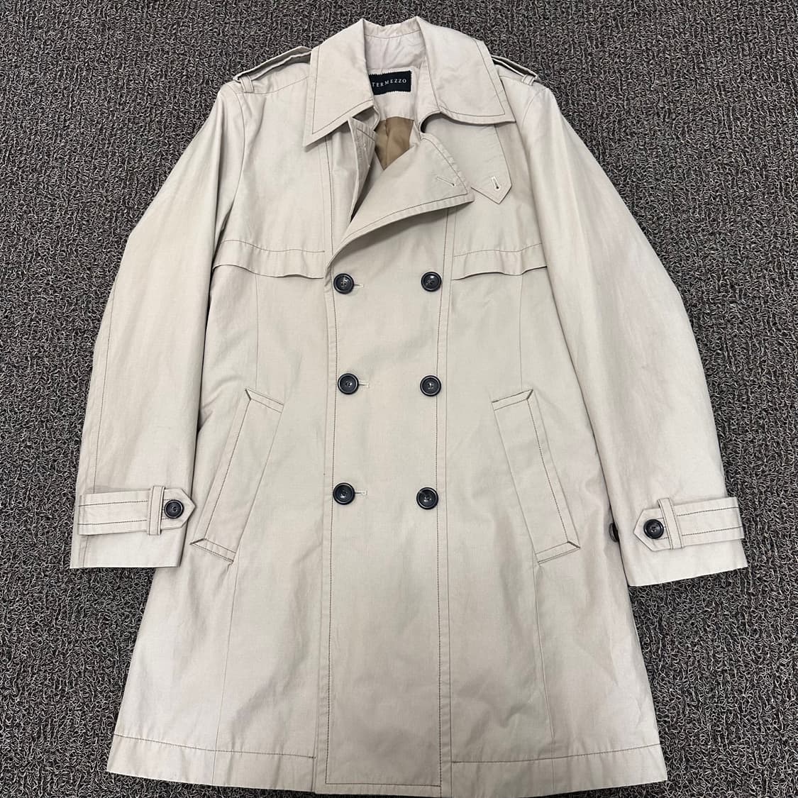 INTERMEZZO 인터메조 트렌치코트 아이보리 100(L) 상품이미지1