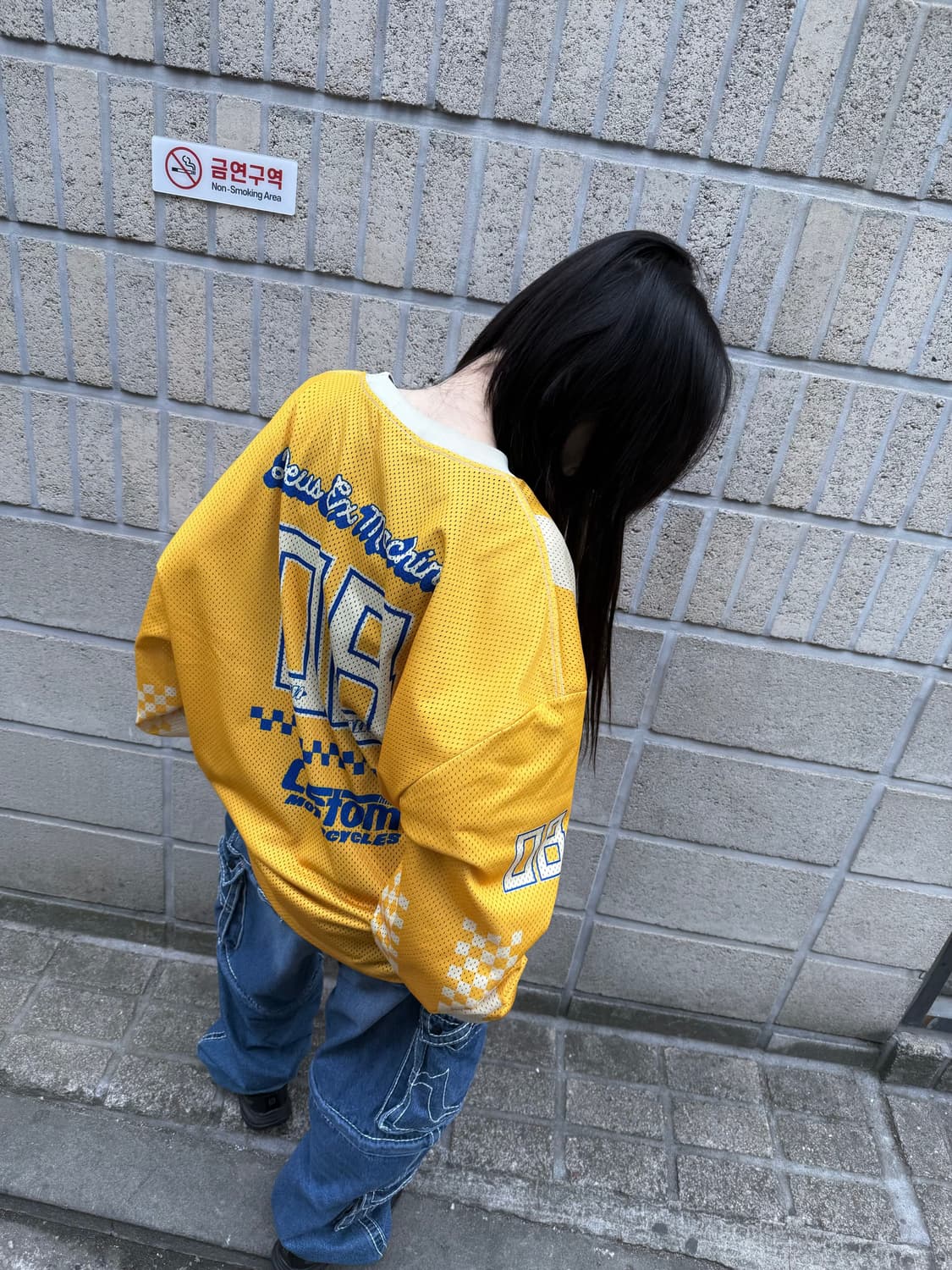 데우스 오버핏 매쉬 롱 슬리브 상품이미지5