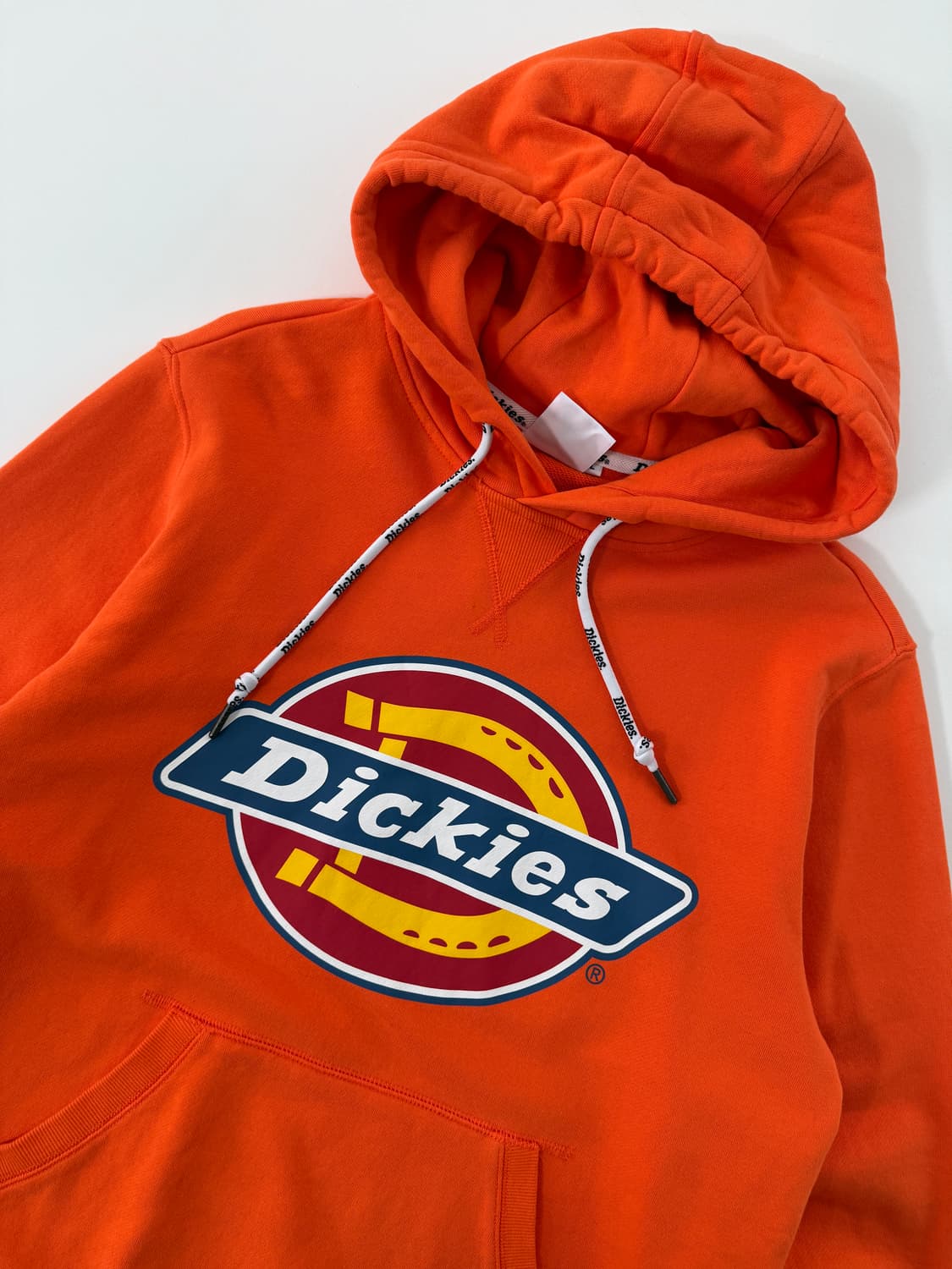 디키즈 루즈핏 빅로고 오렌지 스웻 후드 상품이미지2
