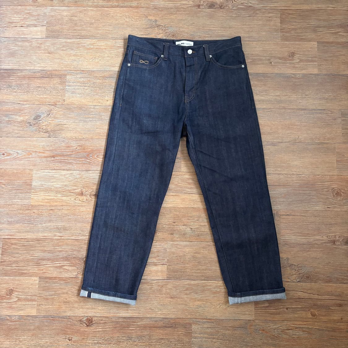 플랙진 34 생지 데님 셀비지 청바지 MERGO  상품이미지1