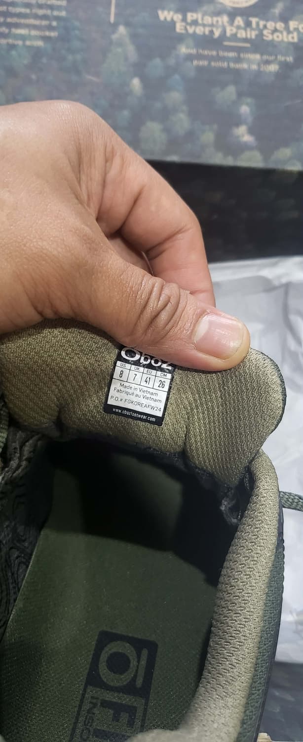 오보즈 방수 트레일화 260-265 상품이미지7