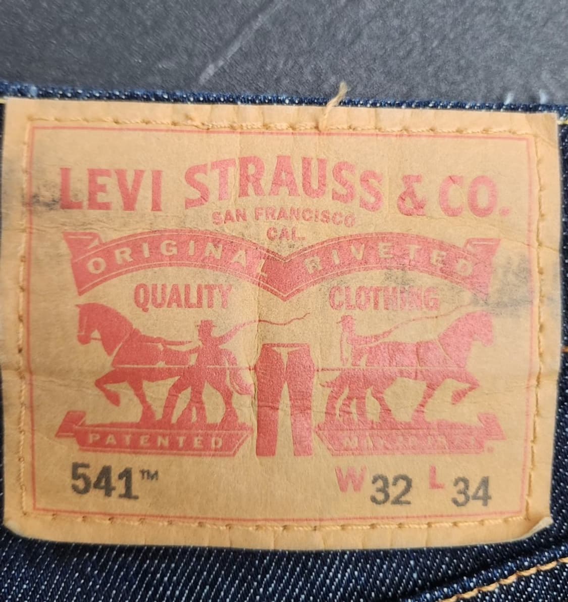 [LEVIS 리바이스] 32인치 남 541청바지 데님팬츠 상품이미지3