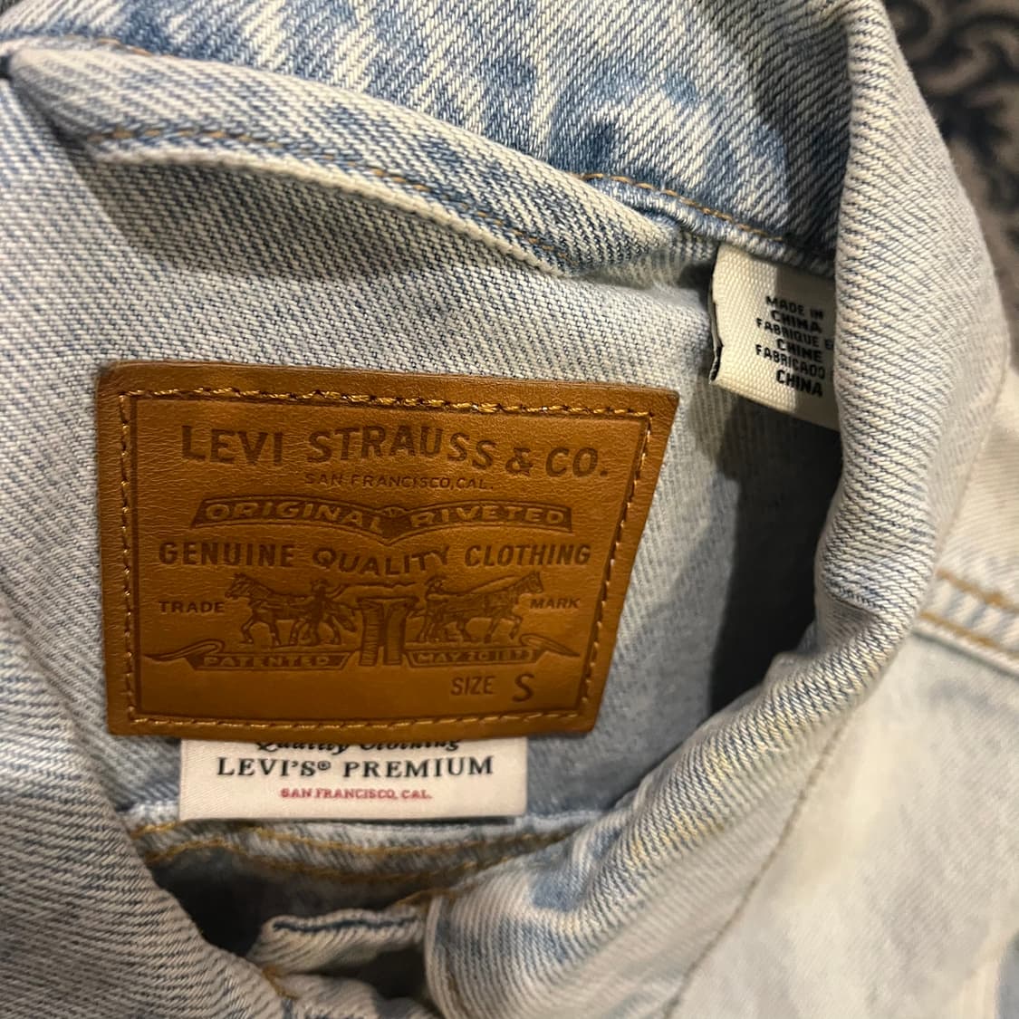 S 리바이스 데님 자켓/W2270 상품이미지4