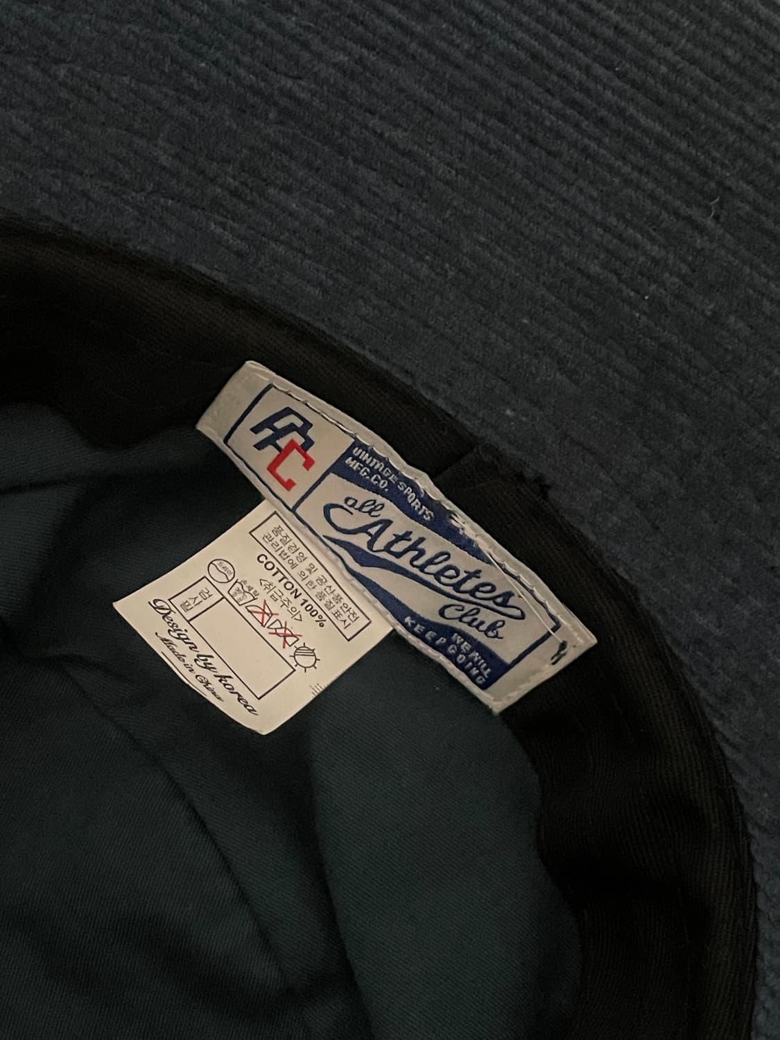 [AAC] All Athletes Club 네이비 코듀로이 버킷햇 상품이미지4