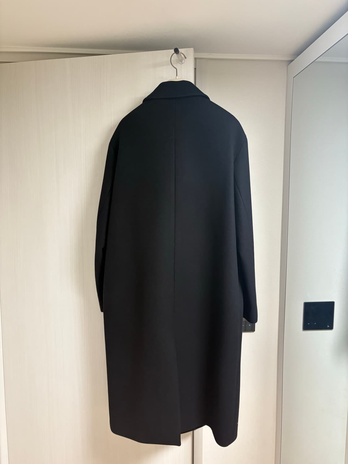 COOR 쿠어 MTR 오버핏 더블 블랙 롱 L사이즈 상품이미지2