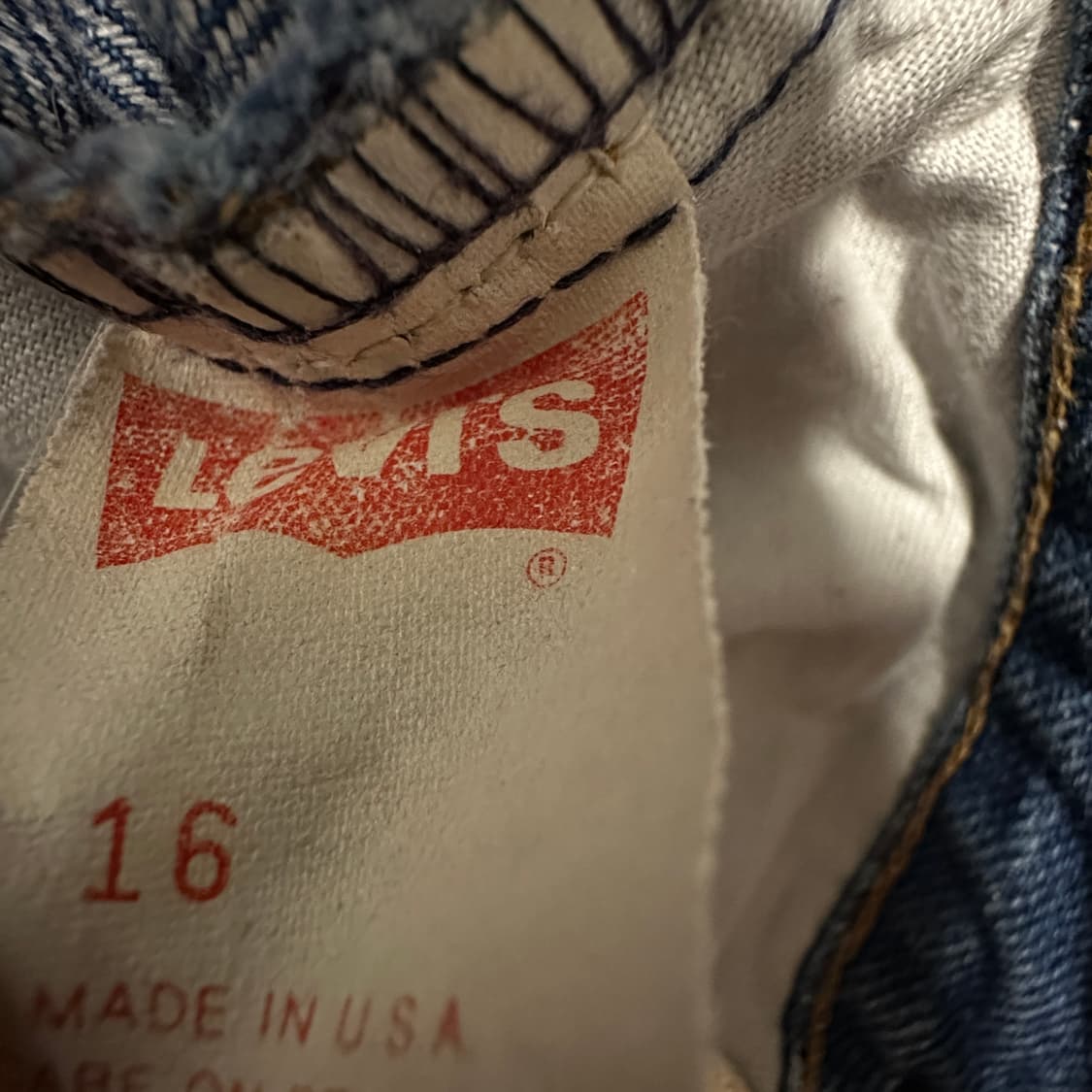 LEVI'S 505 80's usa made denim jeans 상품이미지6