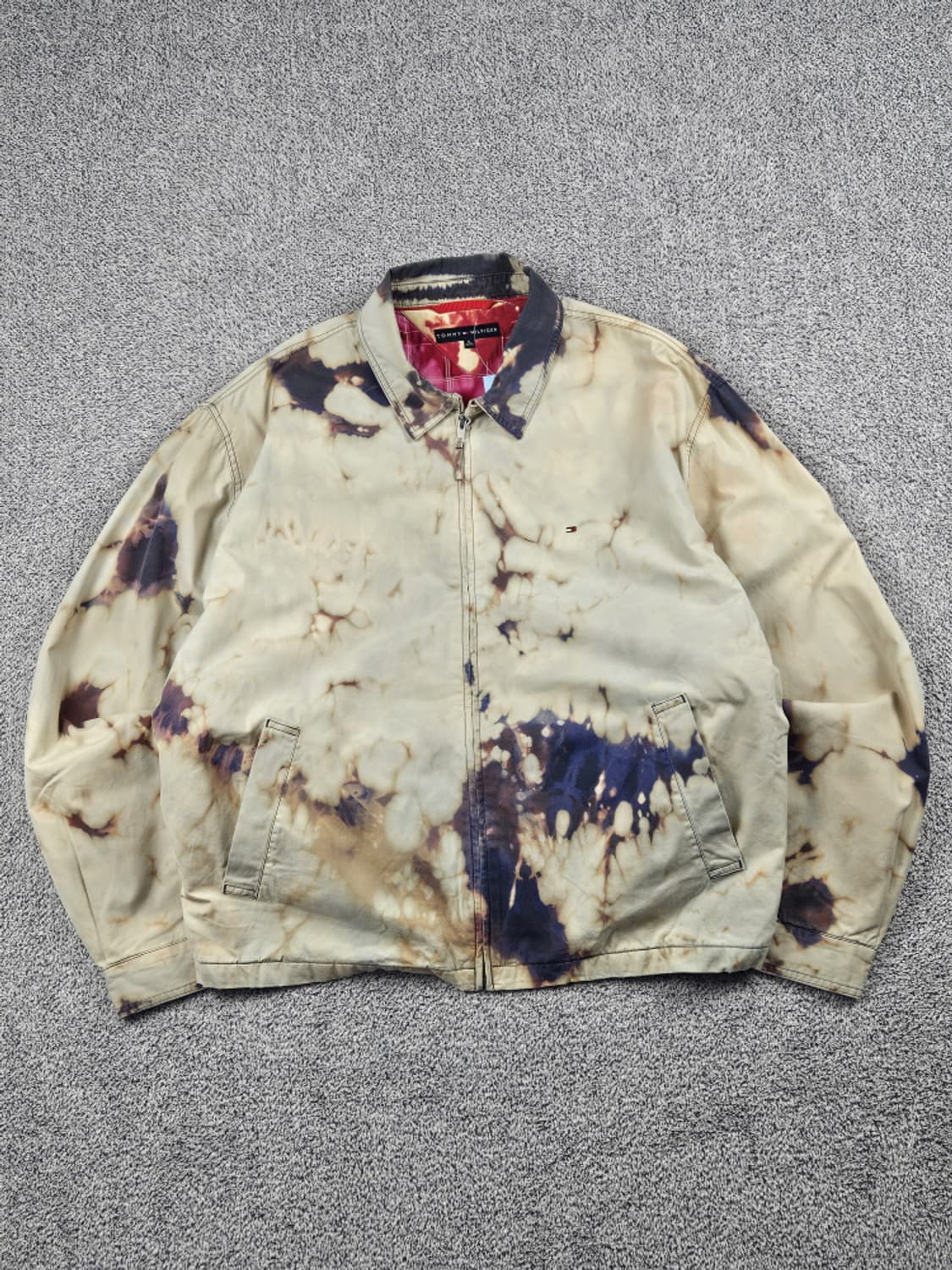 타미힐피거 다잉 워시드 커스텀 블루종 자켓 ( XL ) / 10104 상품이미지1