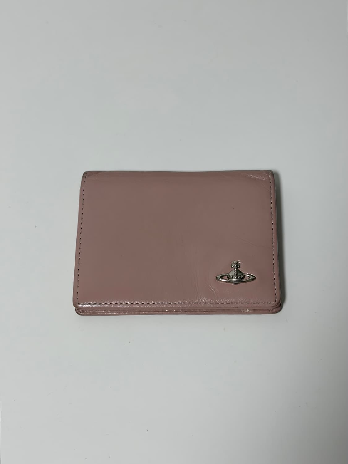 비비안웨스트우드 패스 케이스 카드지갑 핑크 빈티지 상품이미지1