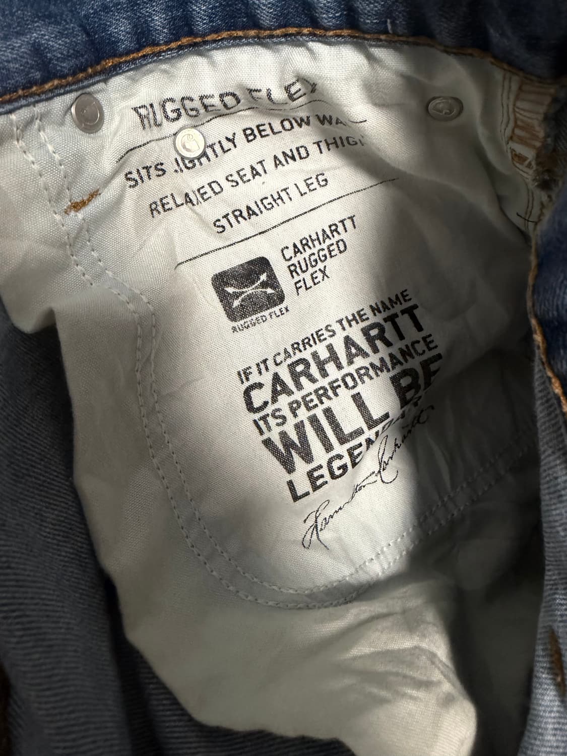 칼하트 데님팬츠 38x32 상품이미지5