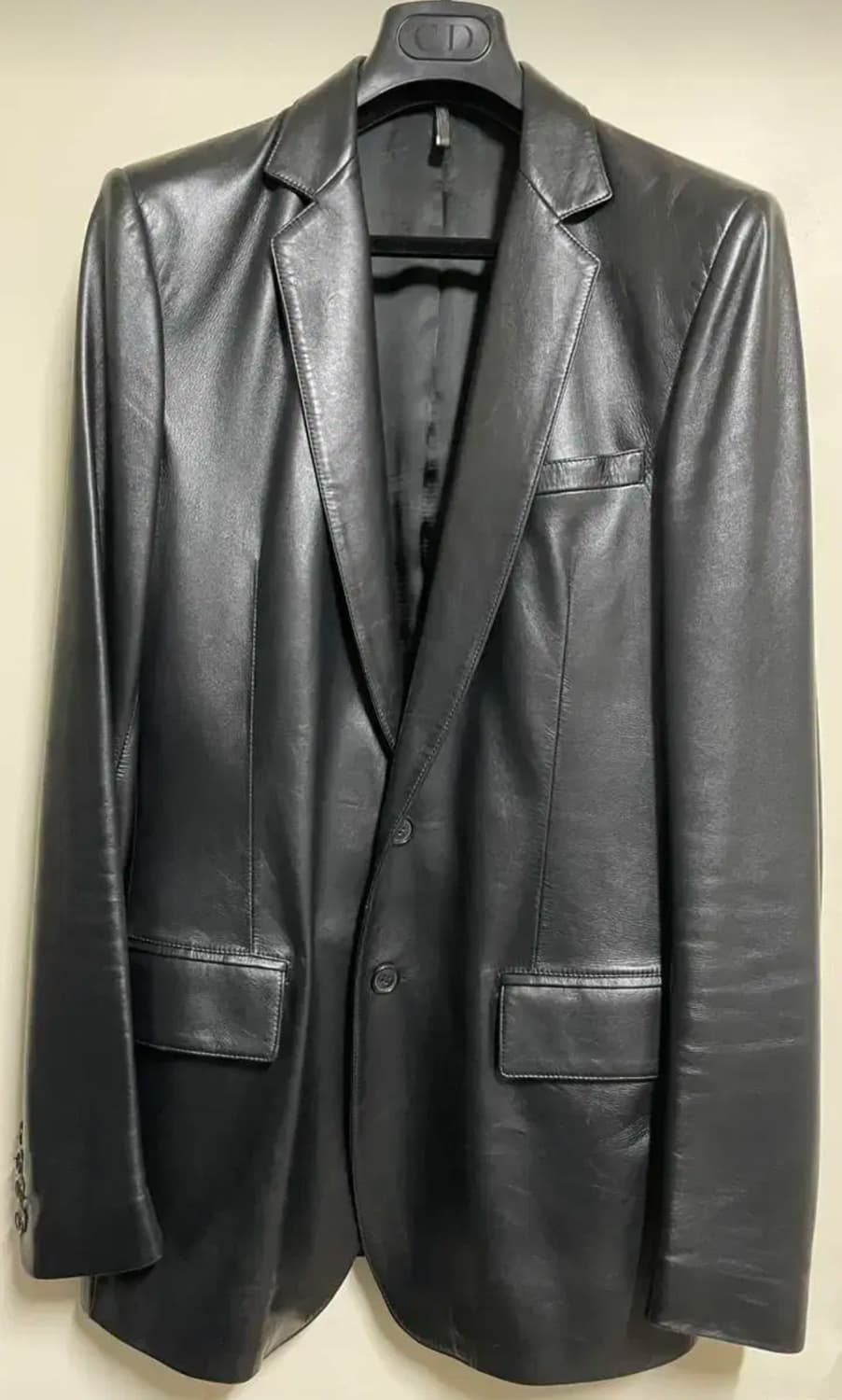 Dior homme 02ss 쇼피스 레더자켓 상품이미지2