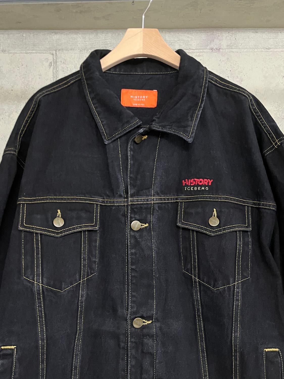 90s ITALY DONALD DUCK DENIM JACKET 상품이미지5