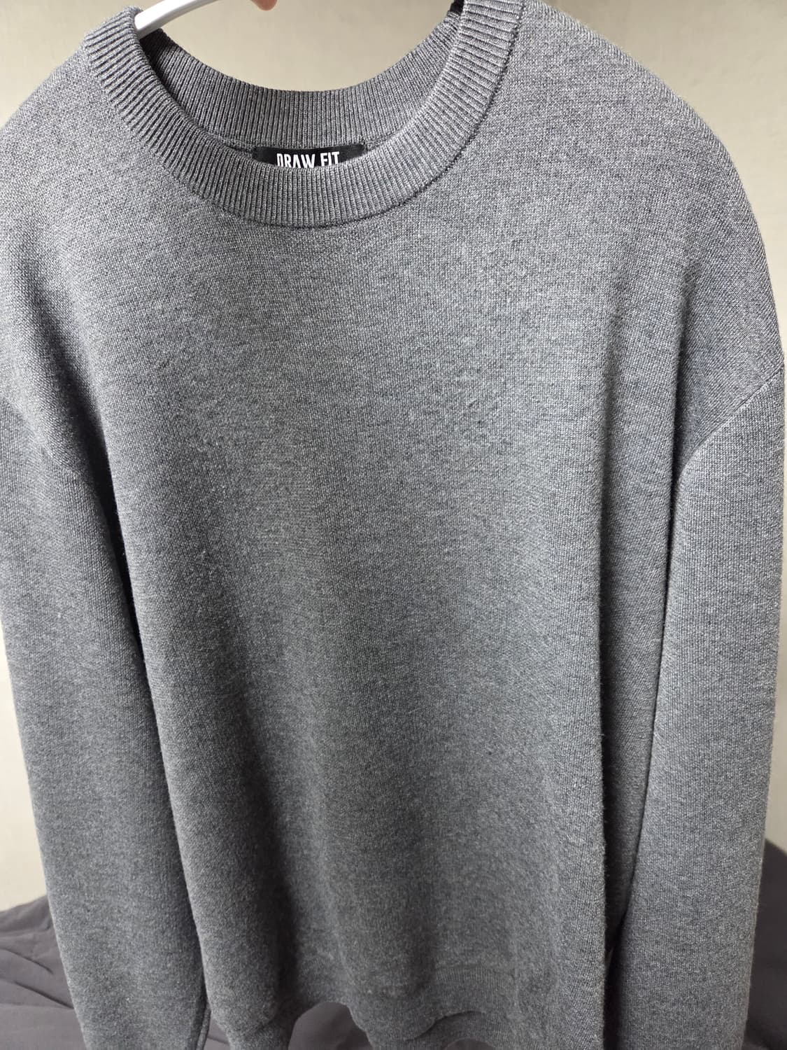 DRAW FIT 니트 3벌 세트 (베이지, 블랙, 차콜)일괄판매 상품이미지5