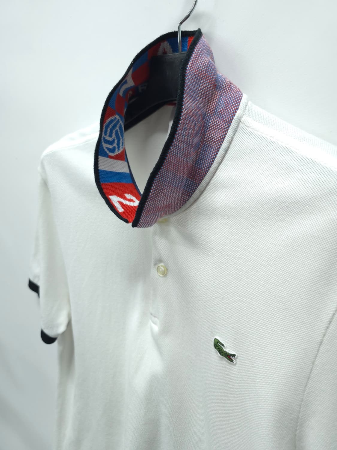 라코스테 라이브 남여공용 칼라 패턴 배색 반팔 피케 셔츠(4사이즈) 상품이미지9