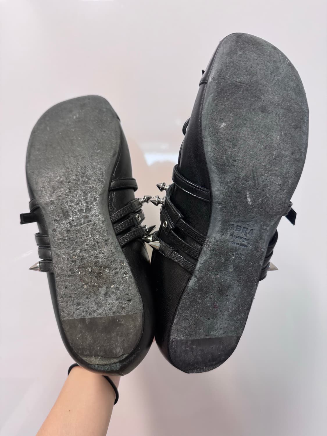 Abra 아브라 spike ballerina flats / size 37 상품이미지4