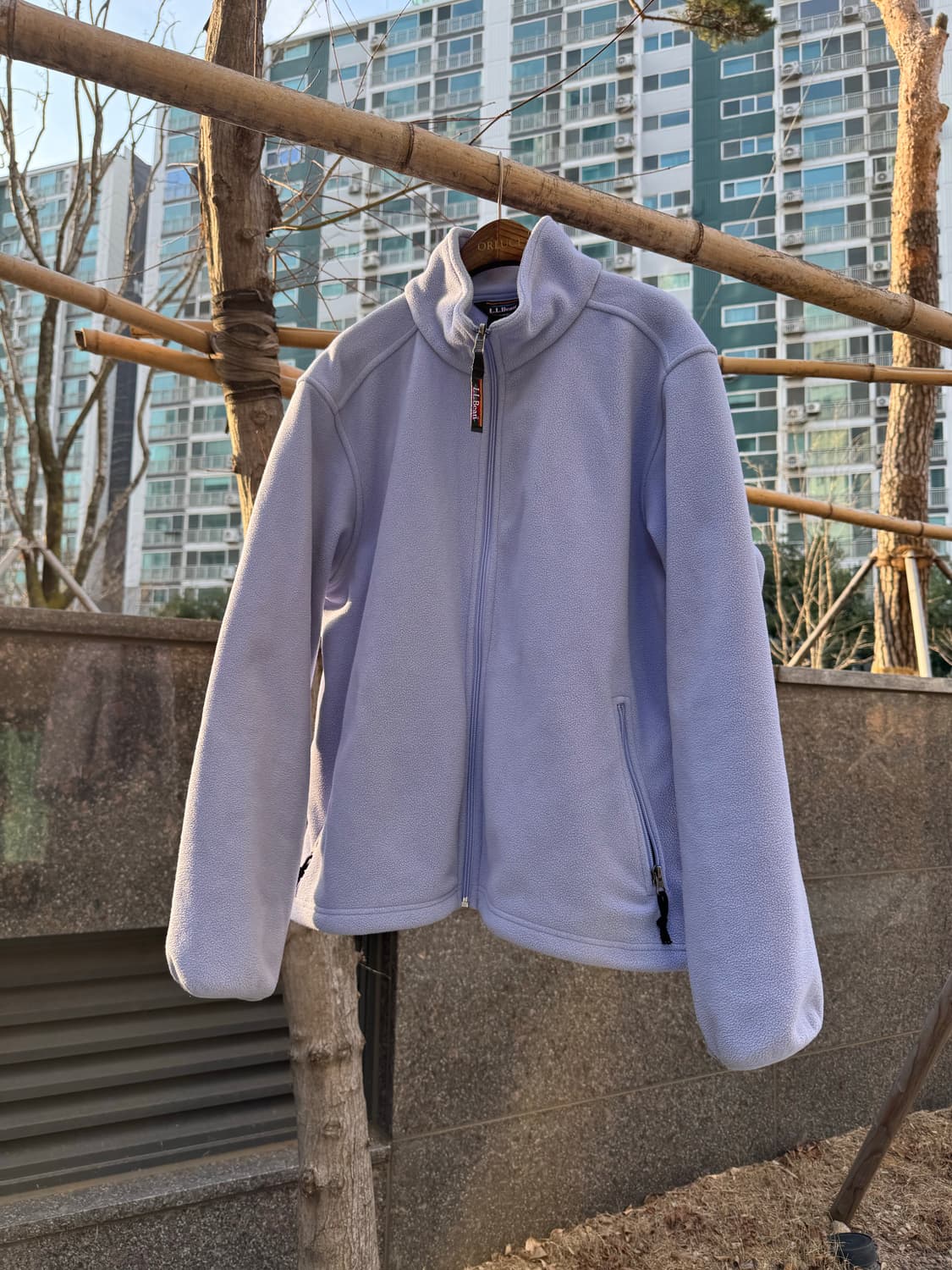 90s-00s 엘엘빈 라벤더 후리스 상품이미지1