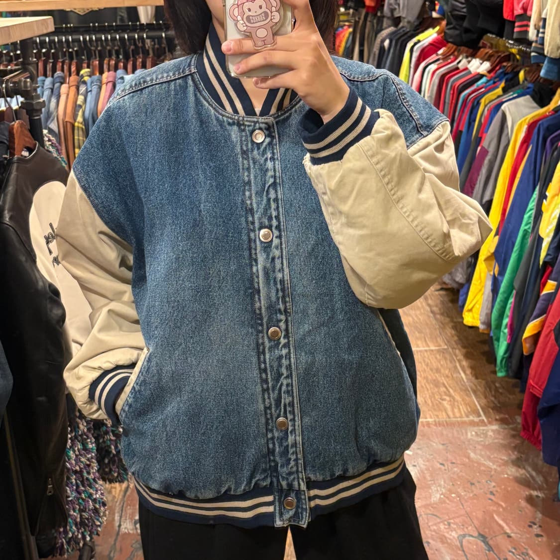 [HI] VTG 베이스볼 데님 자켓 상품이미지4
