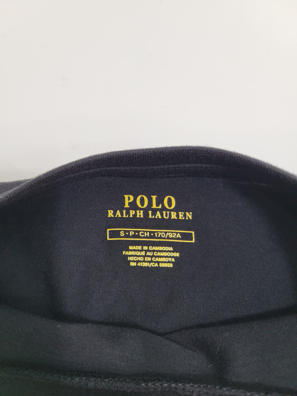 POLO 폴로 랄프로렌 레드 포니 긴팔 티셔츠 / 남 170-92A 블랙 상품이미지7