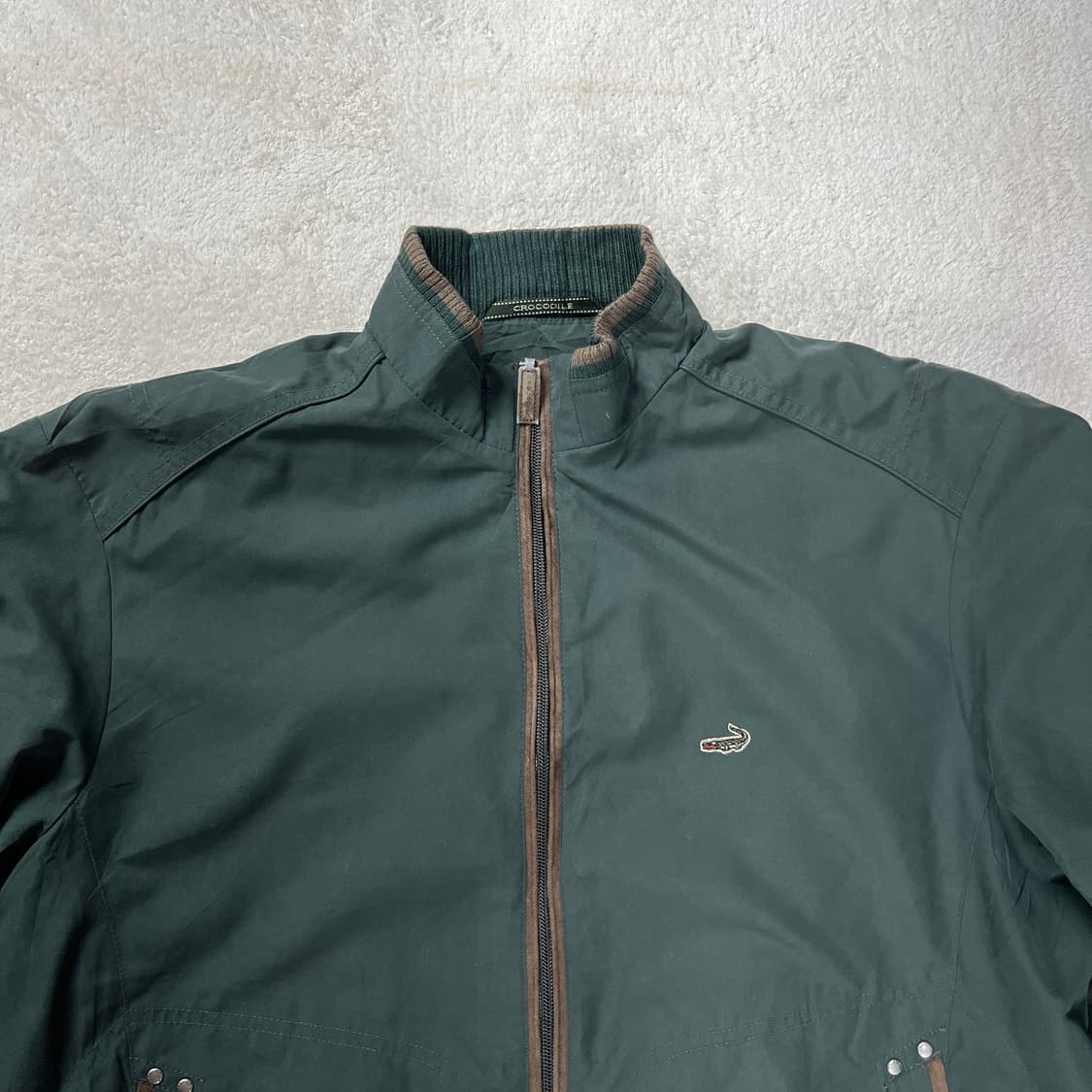 90s 크로커다일 빈티지 블루종(실측확인) 상품이미지2