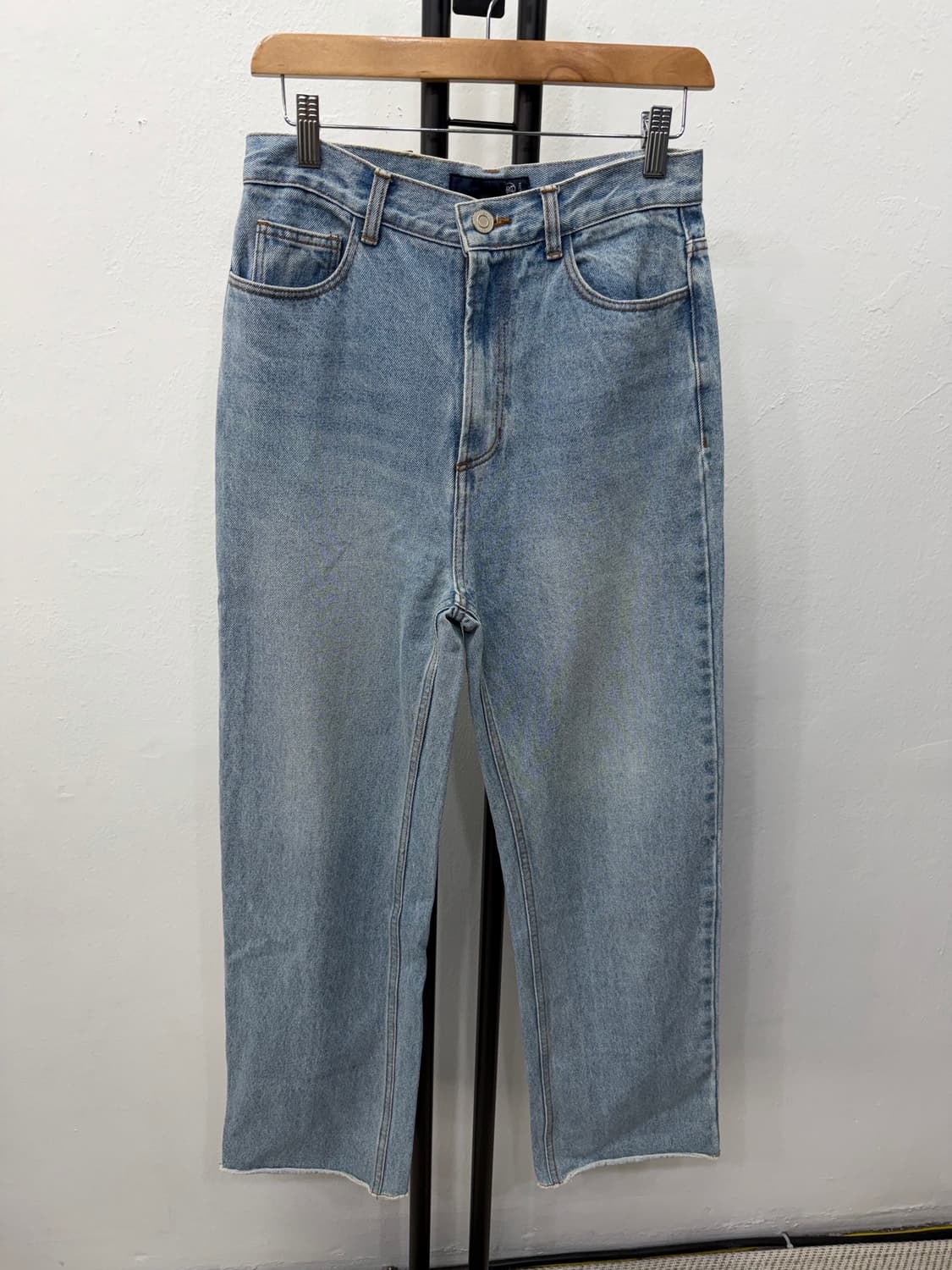 정품) 렉토 여성 데님 와이드 팬츠 S(27-28) 상품이미지1