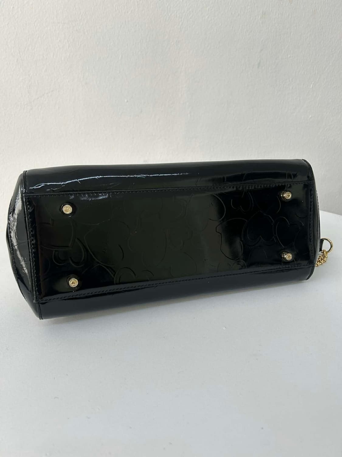 러브캣 페이던트 레더 하트 락 체인 호보 숄더백 상품이미지5