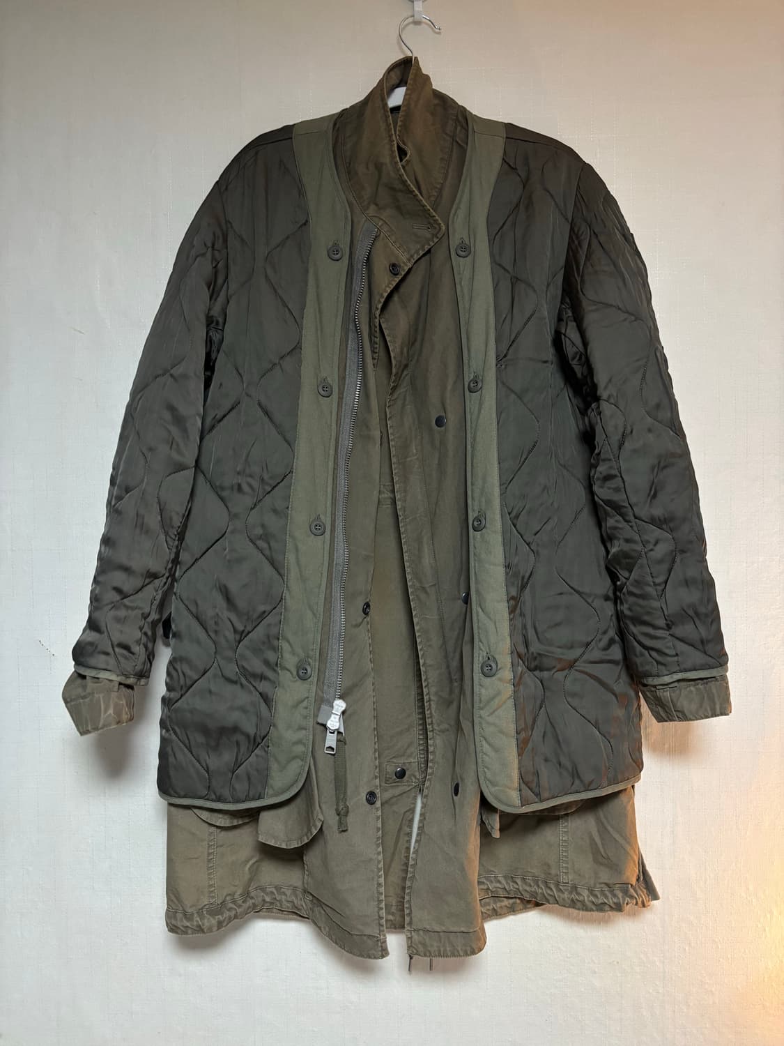 올세인츠 카키 야상 파카 (내외피 분리) 상품이미지9