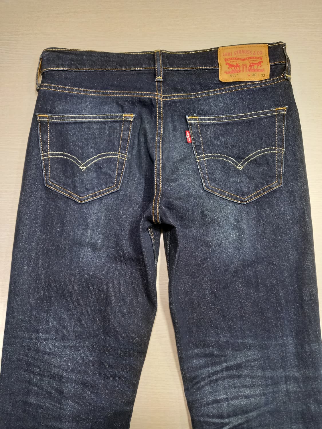 30 리바이스511 워싱 스판 슬림일자진 진청 30-143 상품이미지4