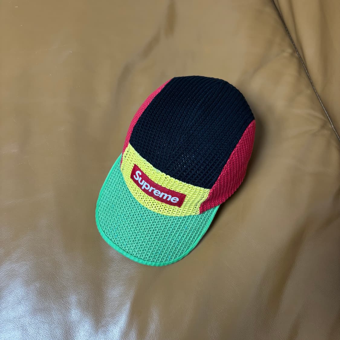 Supreme 슈프림 멀티 컬러 스트링 메쉬 캠프캡 모자 상품이미지5