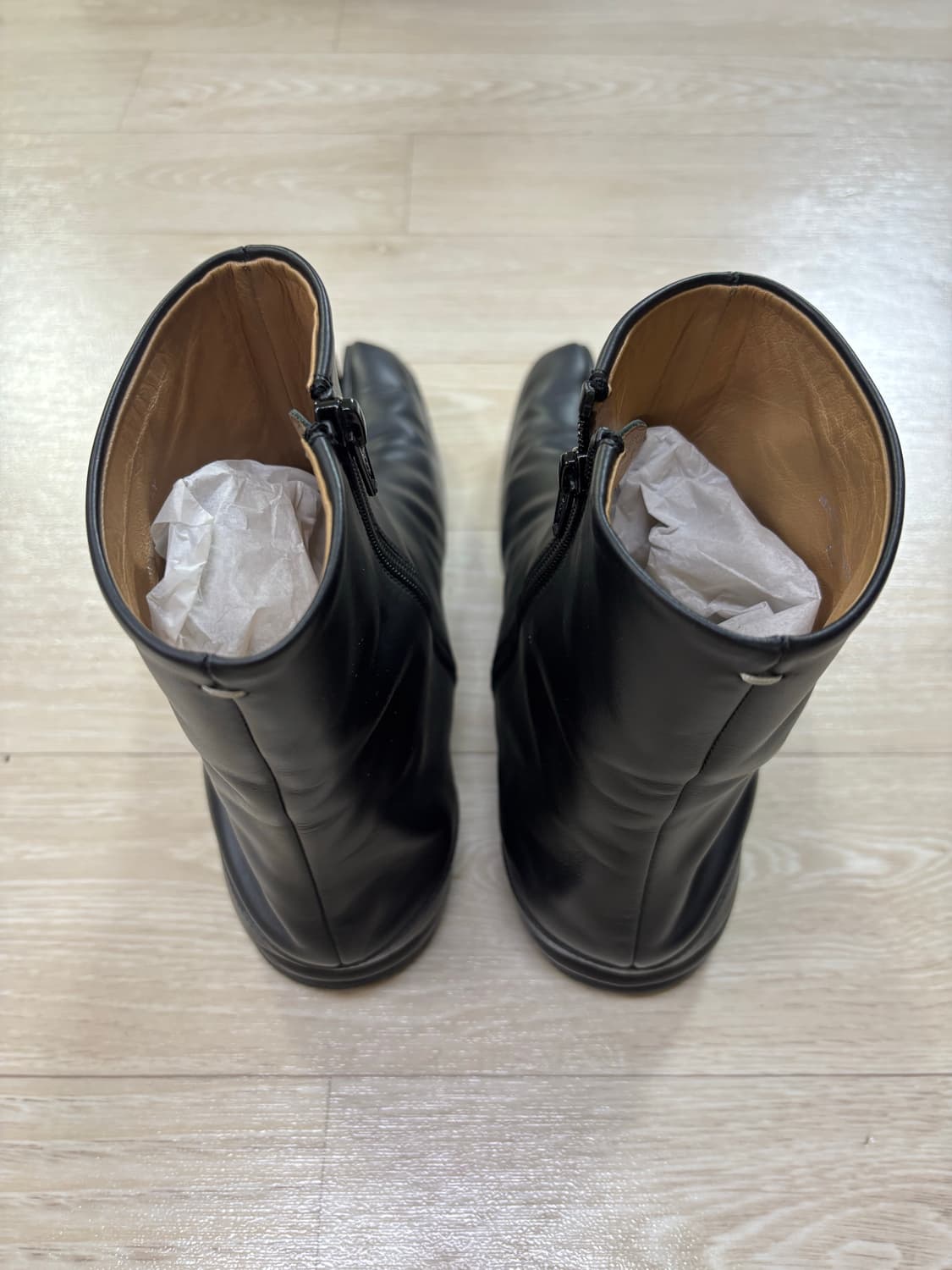 메종마르지엘라 타비 앵클 플랫 부츠 블랙 42사이즈 상품이미지4