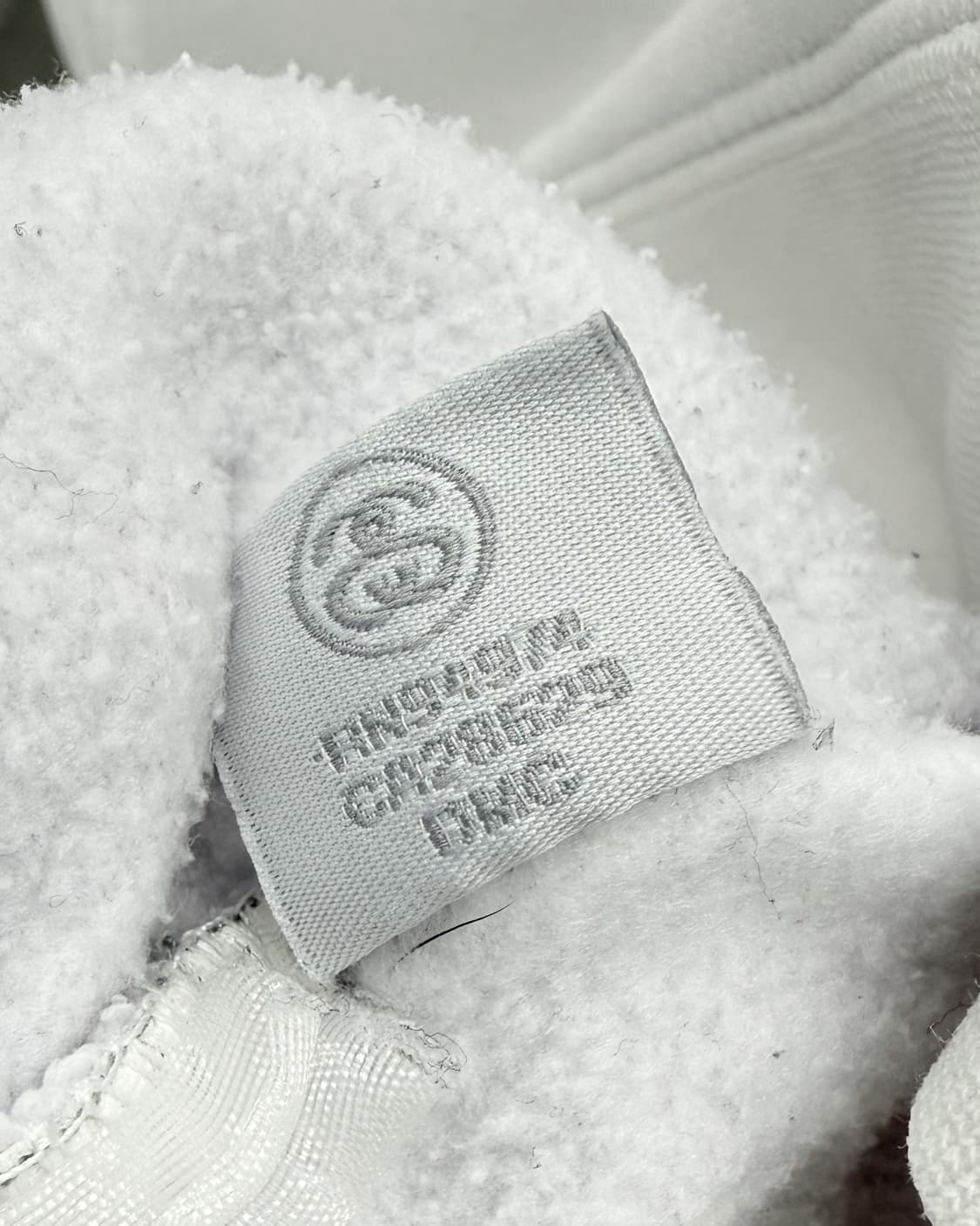 스투시 월드투어 빅로고 스웻 후드티 화이트 상품이미지9