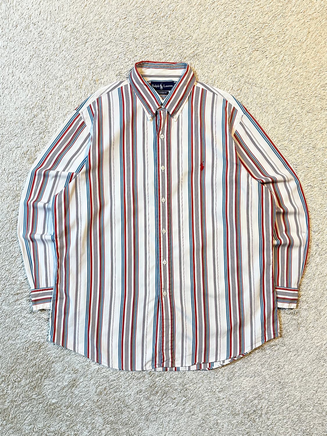 폴로 랄프로렌 커스텀핏 레드포니 스트라이프 셔츠 상품이미지1