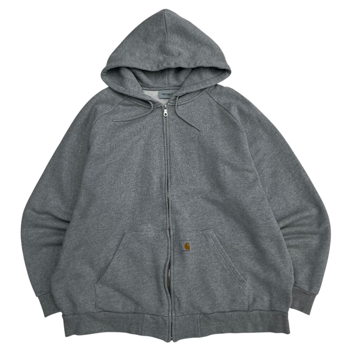 칼하트 미니로고 그레이 후드집업 2XL 상품이미지3