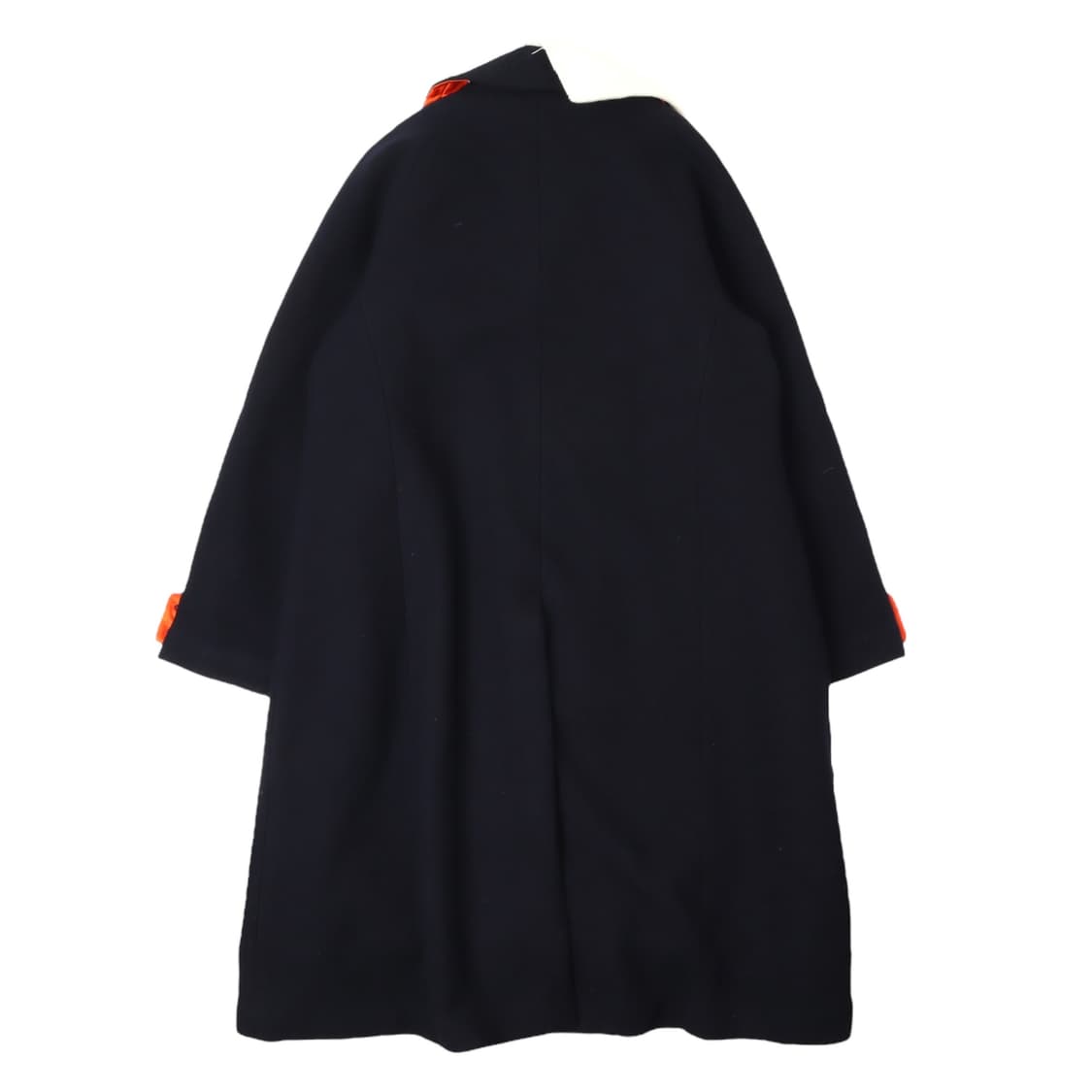 오프화이트 더블 패브릭 omea 제티드 포켓 헤비 울 롱 코트 상품이미지6