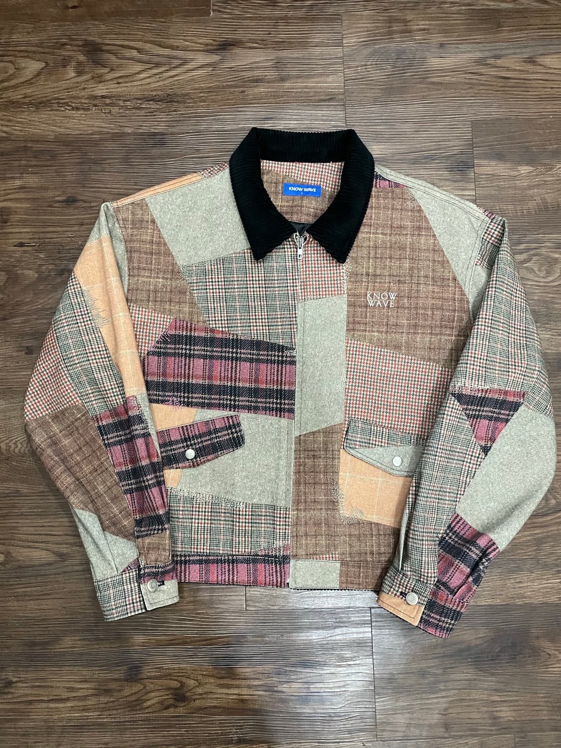 노우웨이브 패치워크 코튼 자켓 상품이미지3