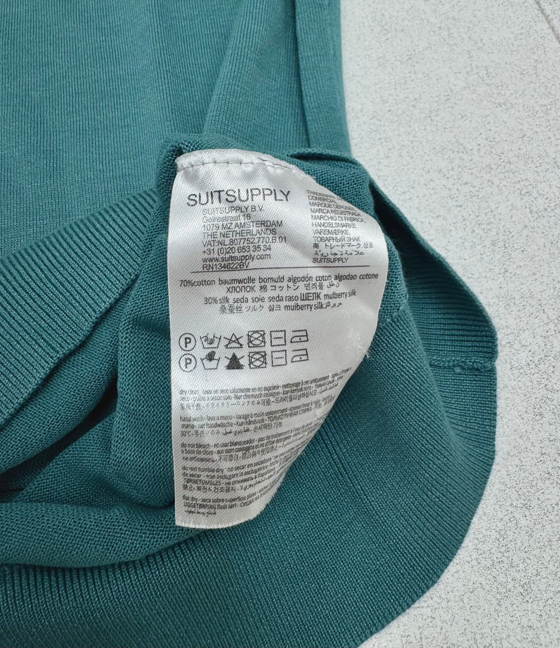 [정품] 수트서플라이 코튼실크 카라반팔 100 상품이미지4