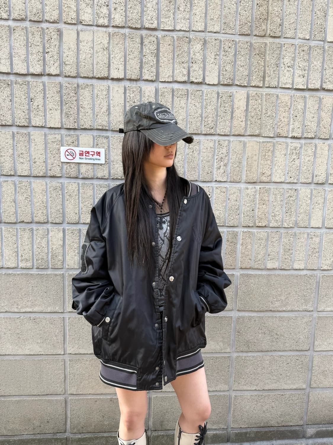 로카웨어 오버핏 바시티 자켓 상품이미지9